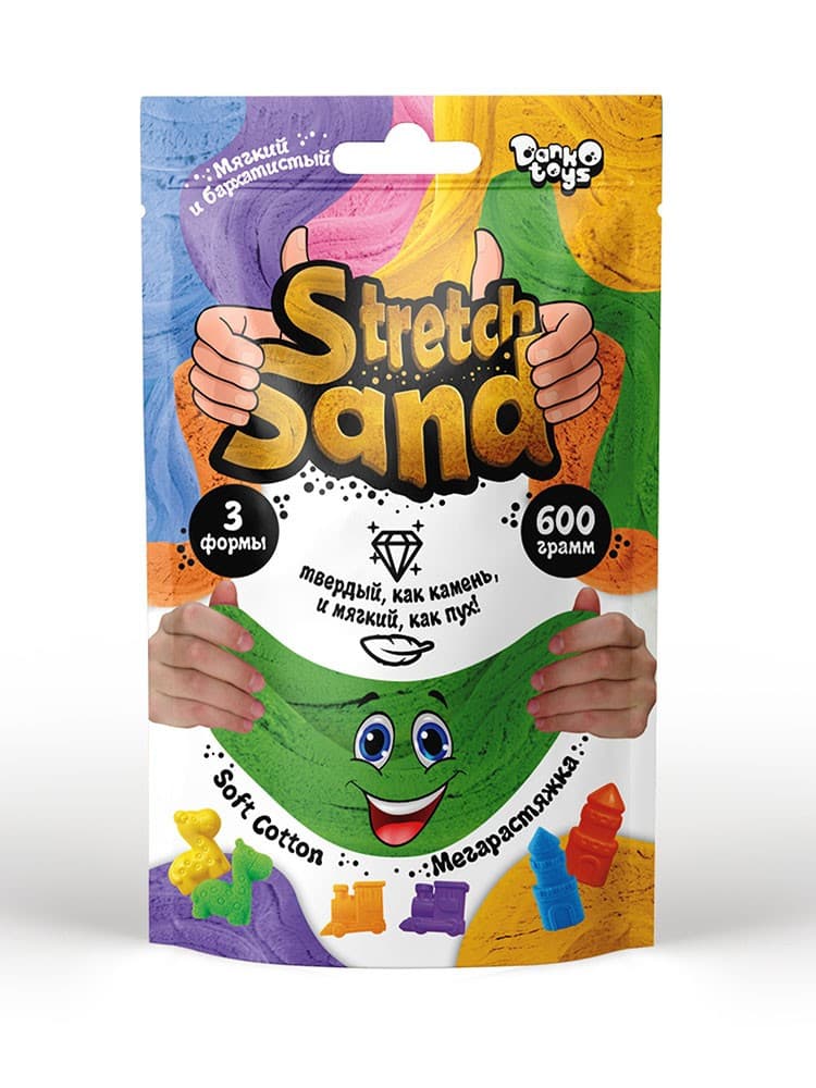 Кінетичний пісок "Stretch Sand" 600 гр Пакет