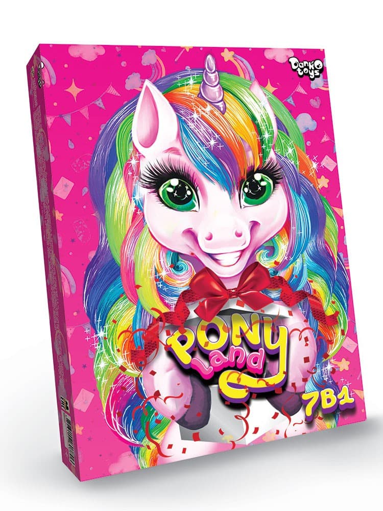 Набір для творчості "PONY LAND 7 в 1" Danko Toys