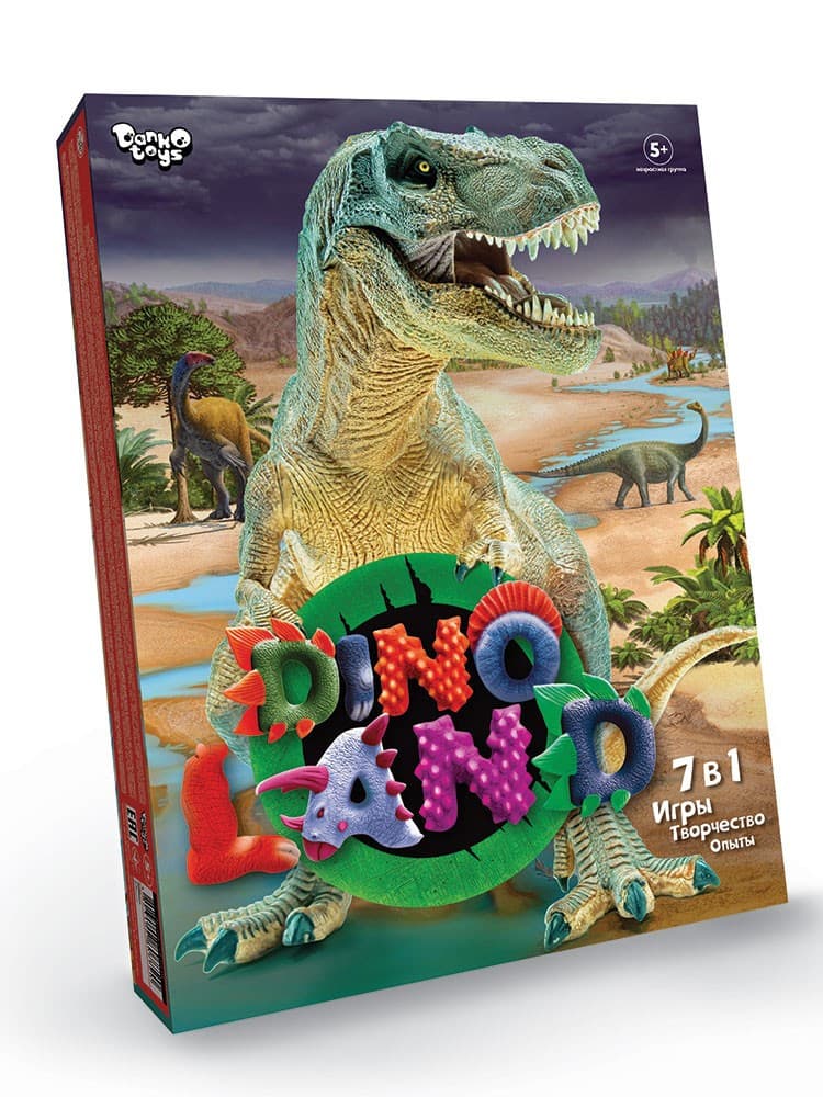 Данко-Тойс Набір для тб. "DINO LAND 7 в 1"
