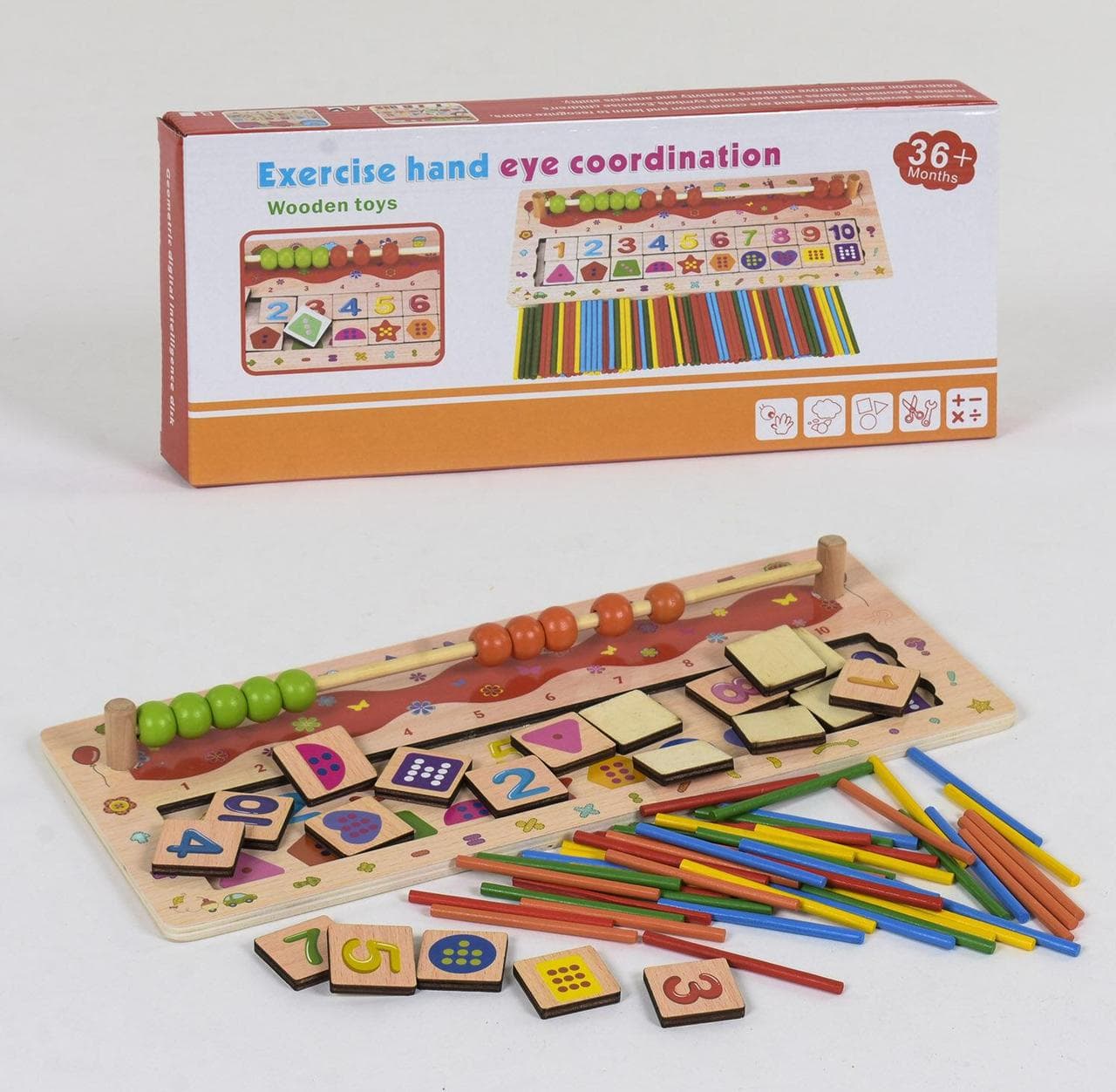 Деревянная игра Математика С 39285