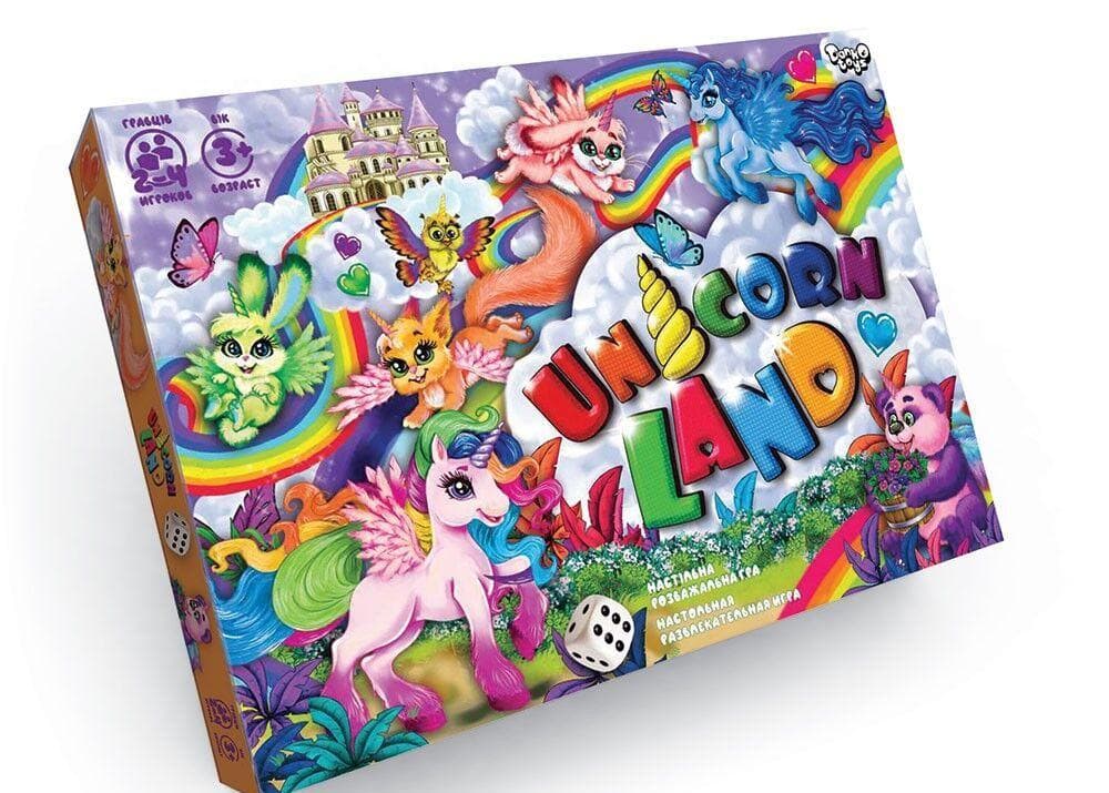 Гра мала настільна "Unicorn Land" Danko Toys