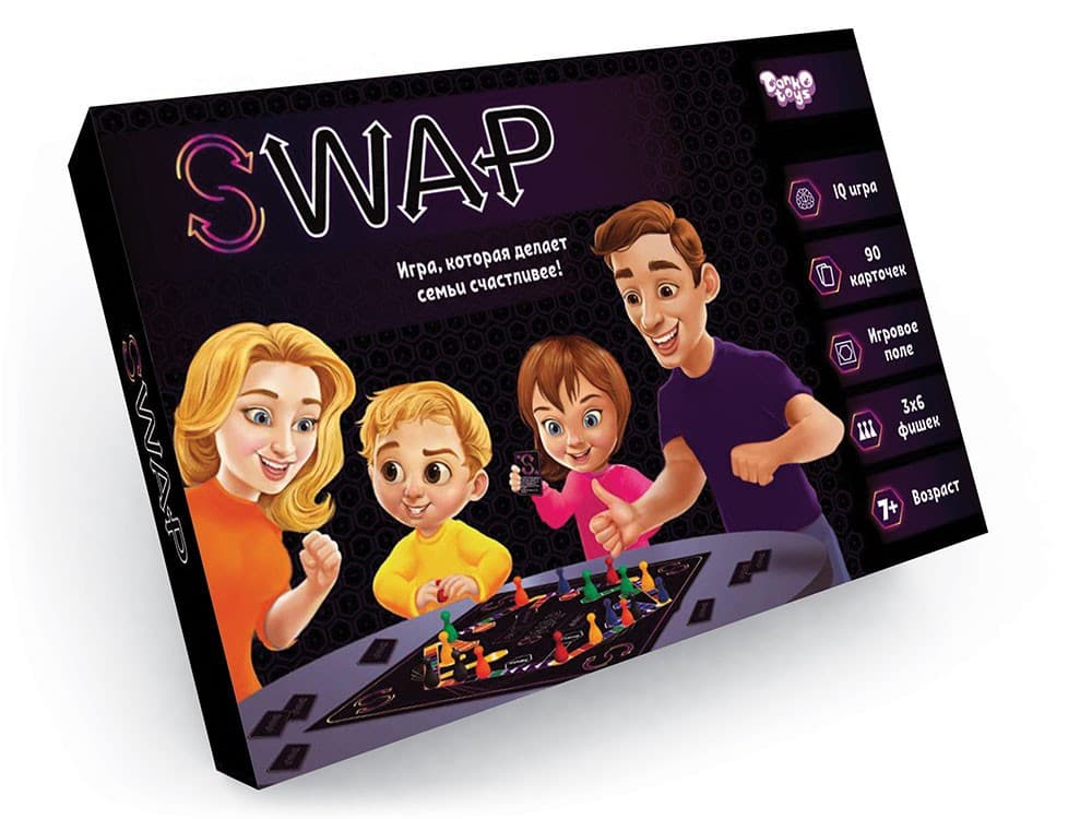 Велика настільна гра "SWAP" Danko Toys (рос)