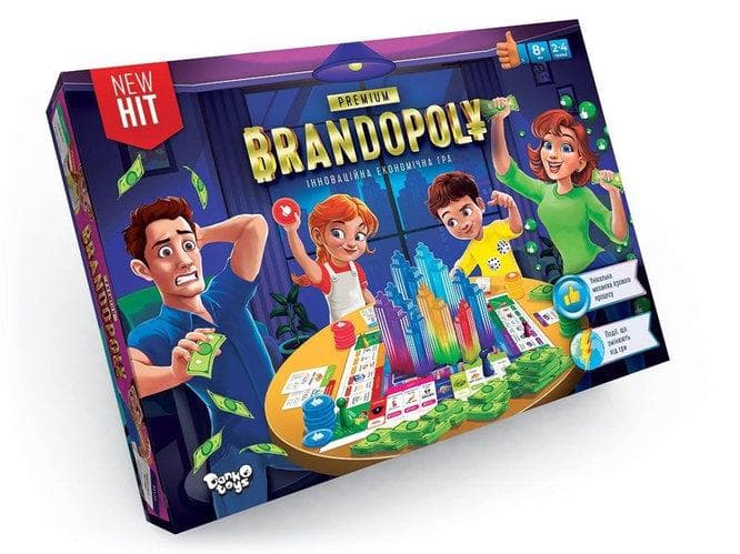 Гра велика настільна "Брендополія PREMIUM" Danko Toys