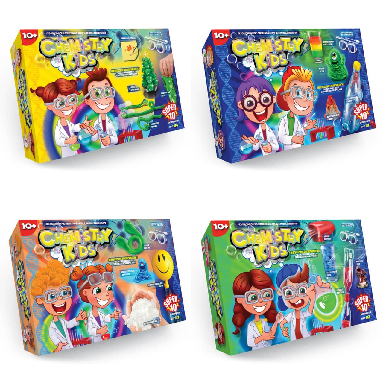 Набір для проведення дослідів "CHEMISTRY KIDS" Великий Danko Toys