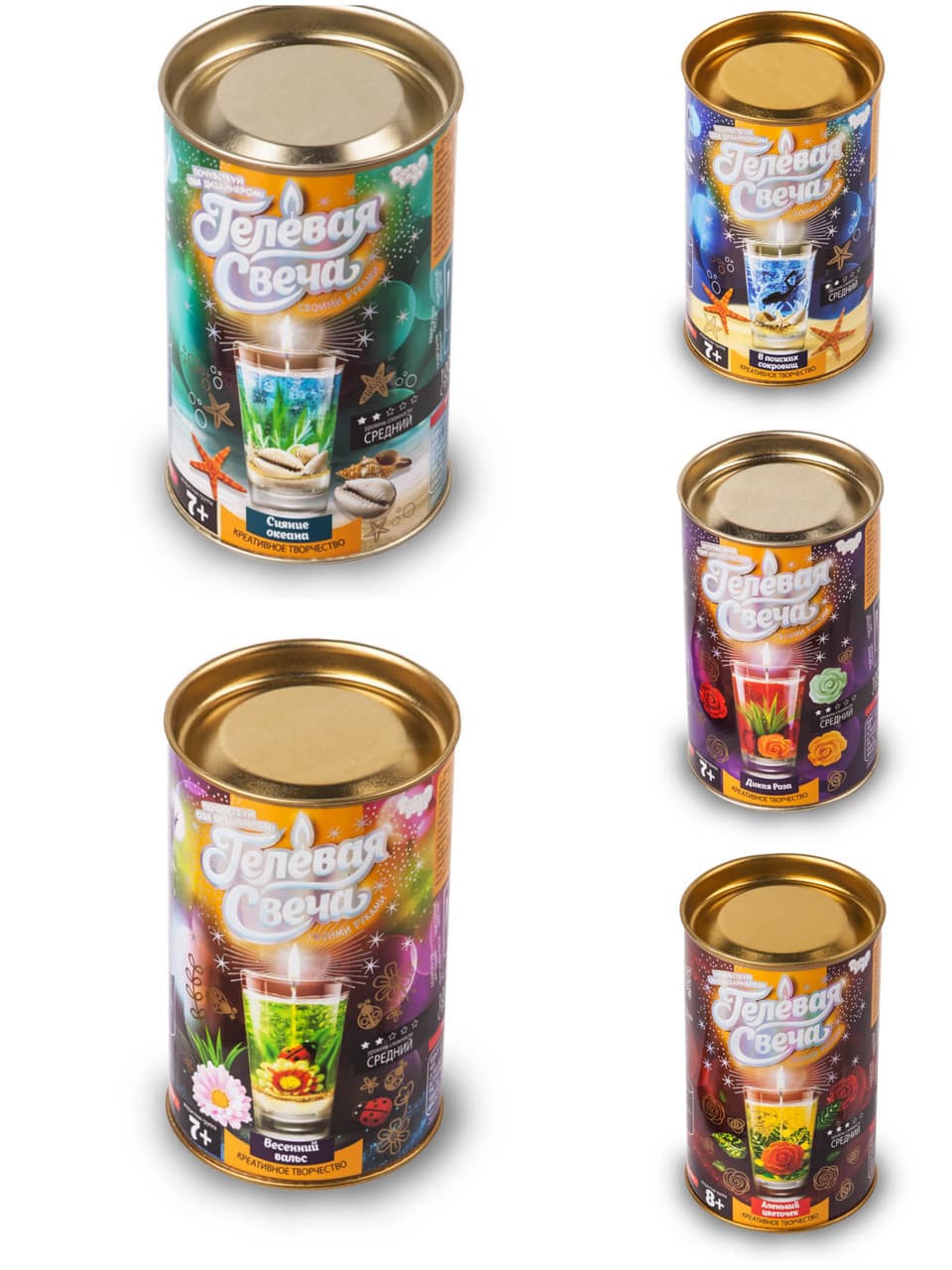 Набір для творчості "Гелева свічка в тубусі" Danko Toys