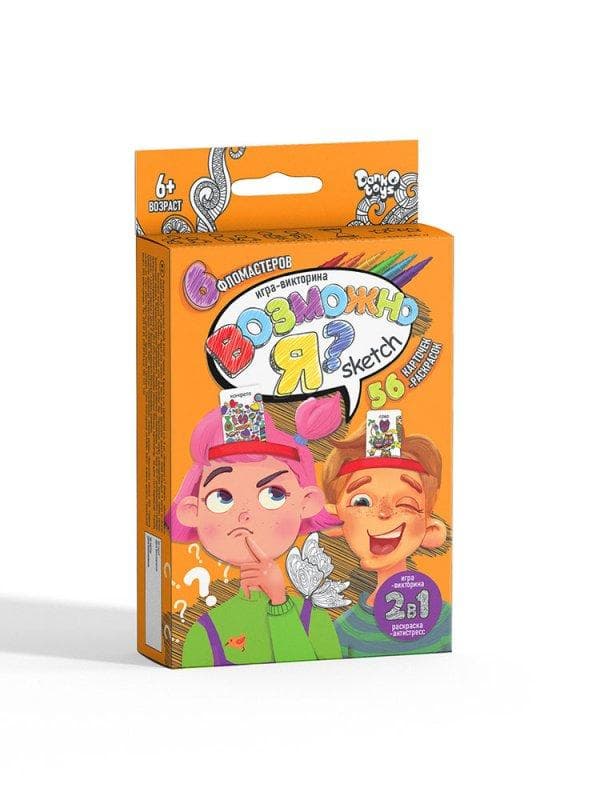 Настільна гра "Можливо я? Sketch" мала карткова Danko Toys