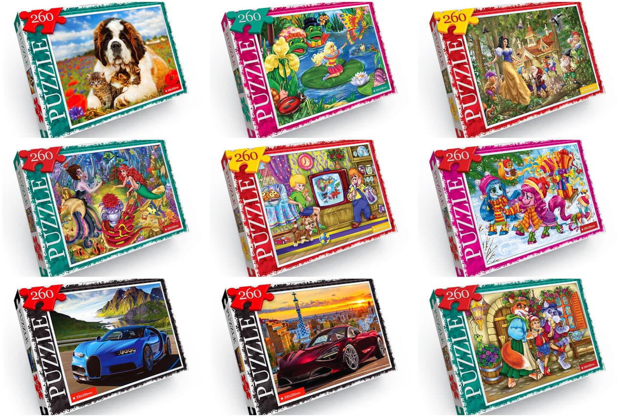Класичний пазл на 260 елементів Danko Toys