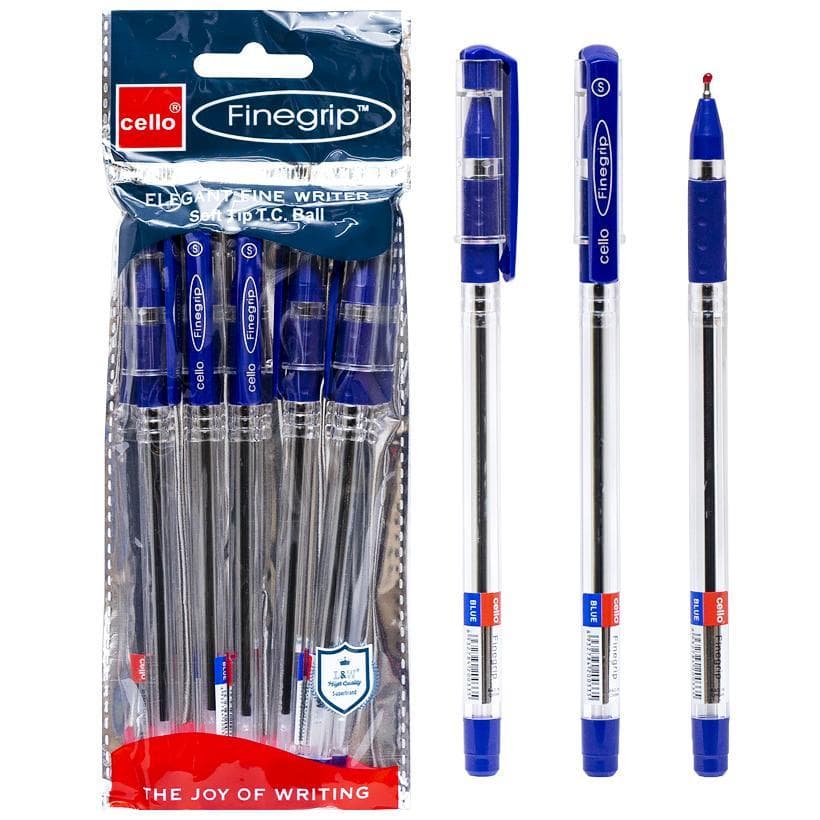 Ручка кулькова Cello FINEGRIP синя 388B
