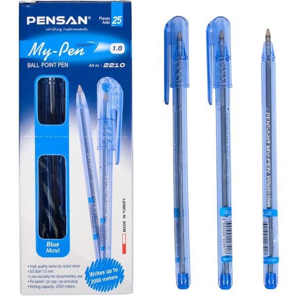 Ручка масляна MY-PEN 2210 синя