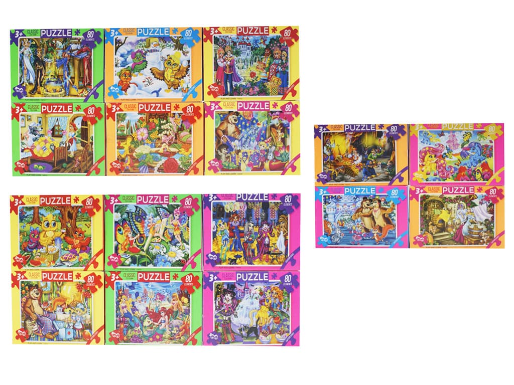 Класичний пазл на 80 елементів Danko Toys