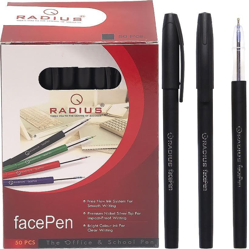 Ручка "FACEPEN" RADIUS чорна