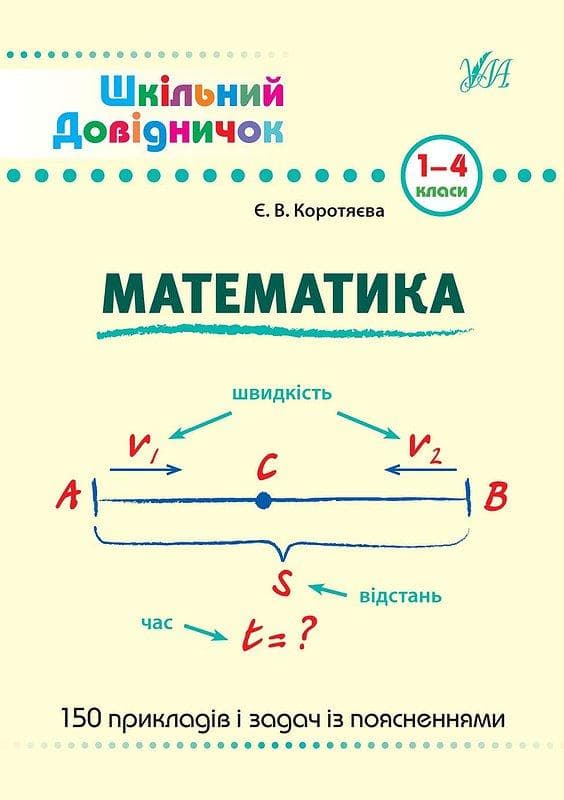 Шкільний довідничок — Математика. 1–4 класи