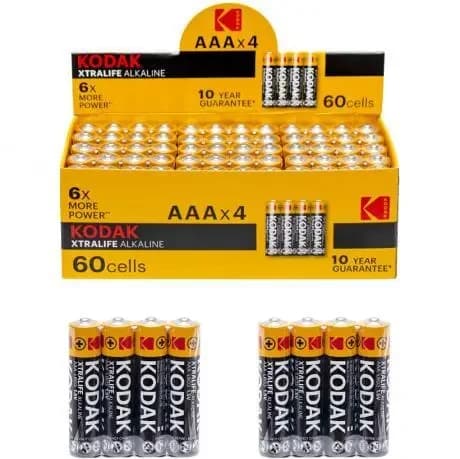 Батарейки мікропальчикові KODAK XTRALIFE Alkaline LR-03 AAА 1.5V