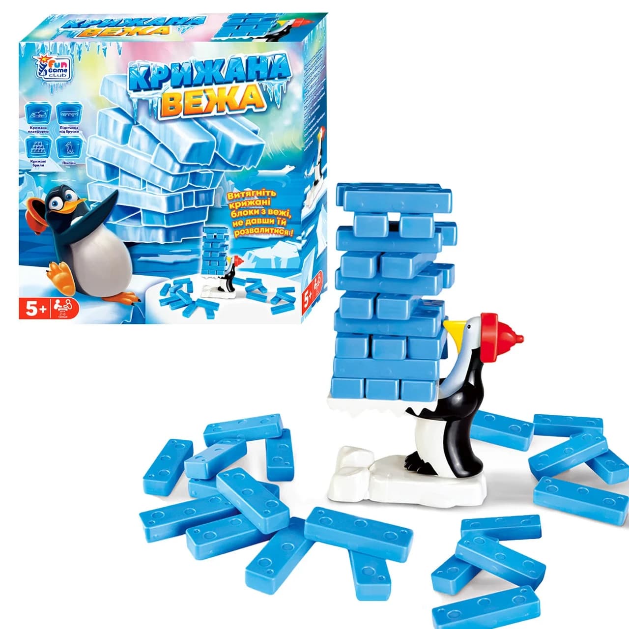Дитяча розважальна настільна гра "Крижана вежа" | 4FUN Game Club (35681)