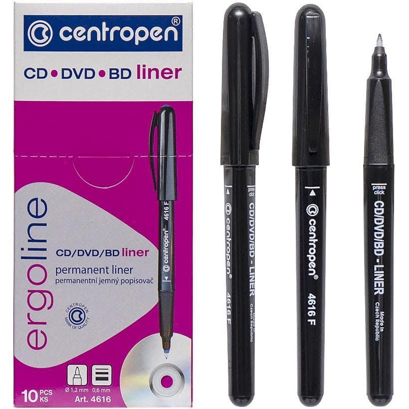 Лінер чорний CD 4616/LCD CENTROPEN
