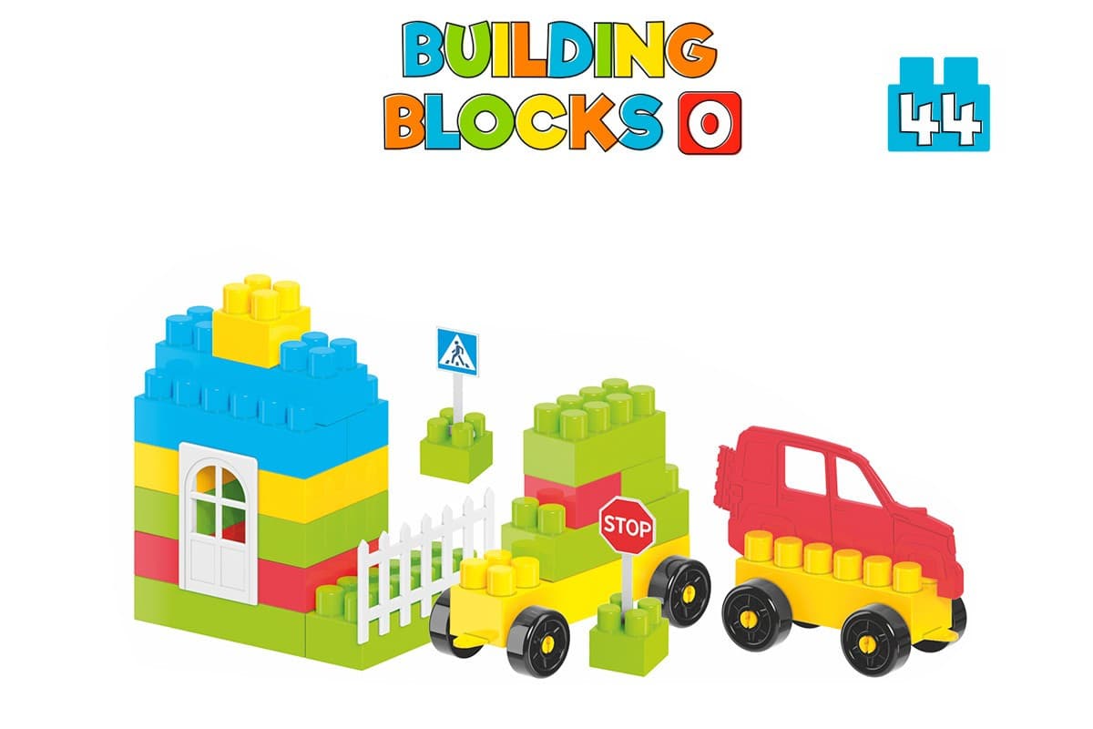 Дитячий розвивальний конструктор на 44 деталі | Technok Toys 0328