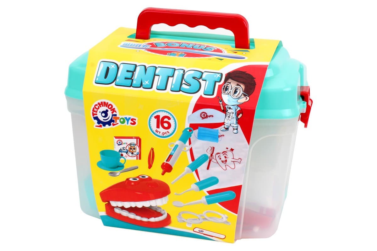 Дитячий ігровий набір стоматолога (16 елементів) Technok Toys 7365
