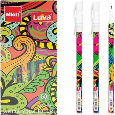Ручка кулькова "Luva" "Ellott" ET-816-50 синя