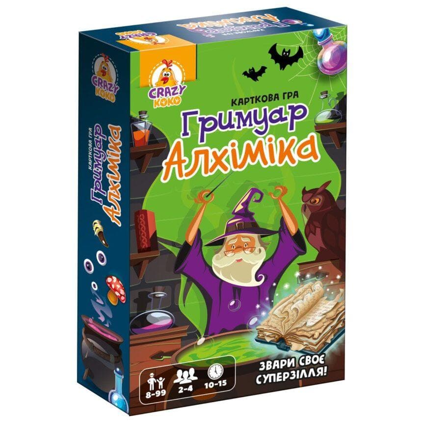 Гра настільна Vladi Toys розважальна. Гримуар Алхіміка.