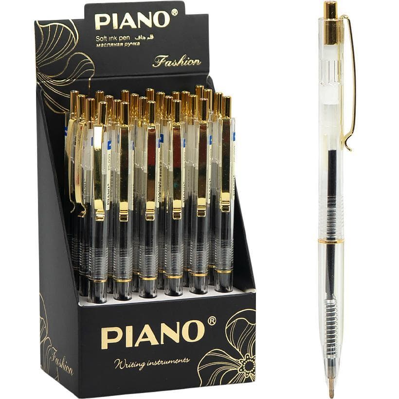 Ручка олійна PIANO автоматична PS-009 синя