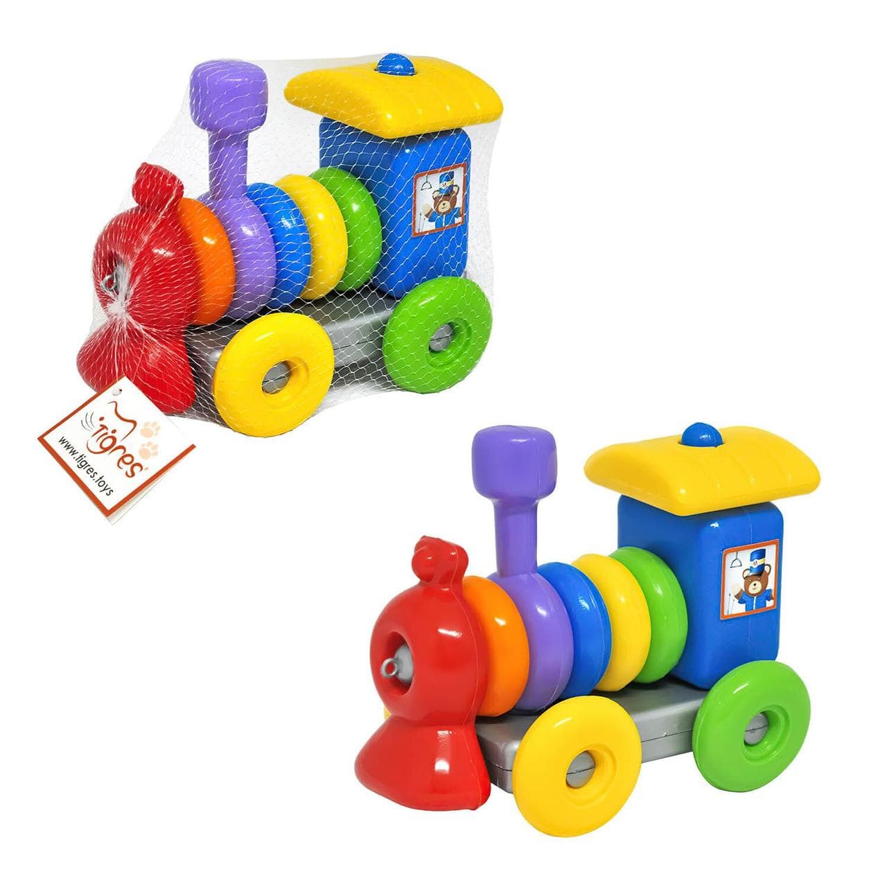 Іграшка розвиваюча "Funny train" 39757  "Tigres", 14 елементів, в сітці