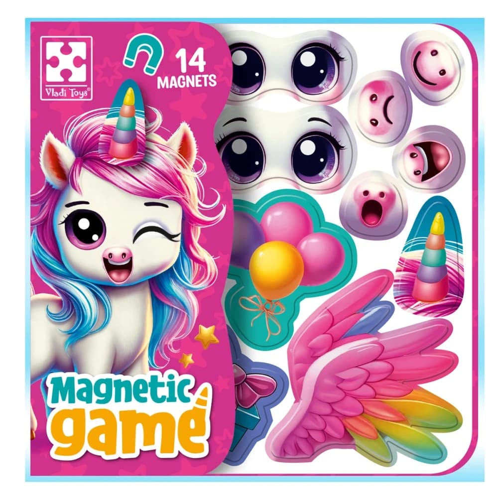 Гра розвиваюча Vladi Toys магнітна "Емоції Єдиноріжки" VT3220-01