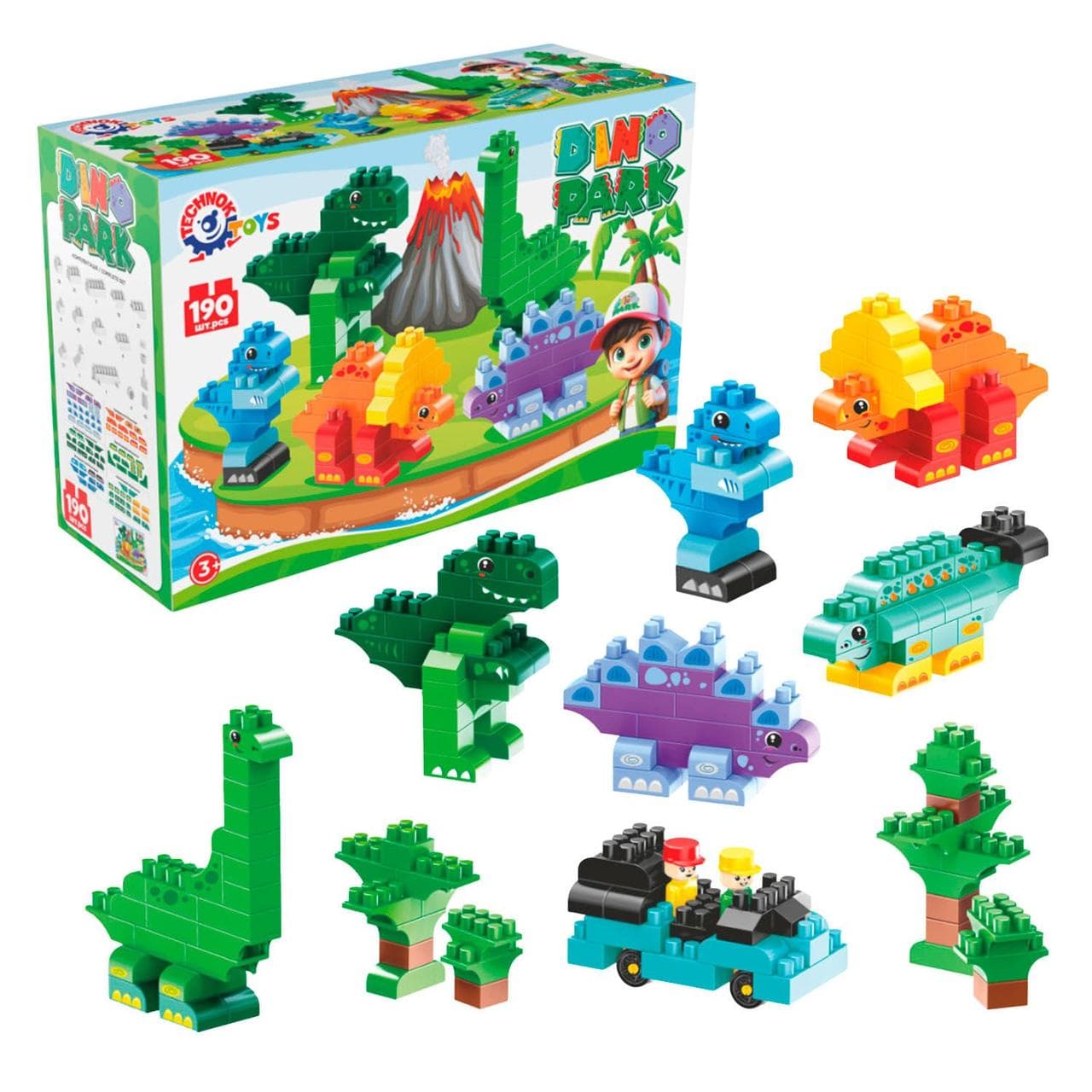 Конструктор 2222 "Technok Toys", 190 елементів, в коробці