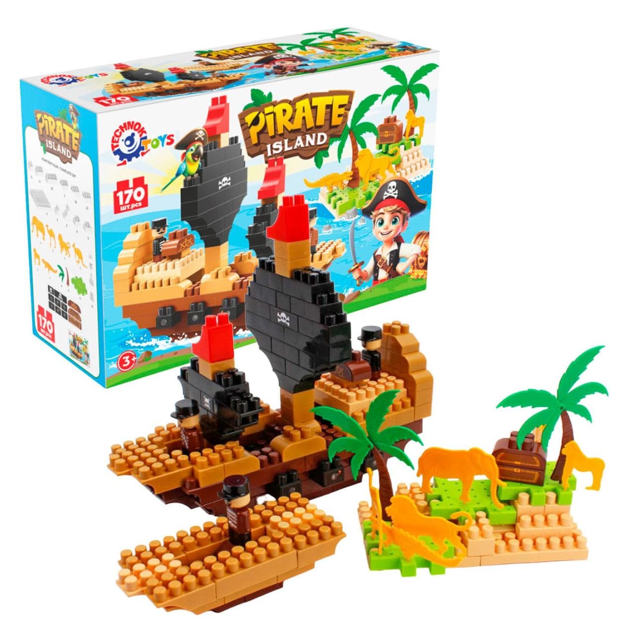 Конструктор 2642 "Technok Toys", 170 елементів, в коробці