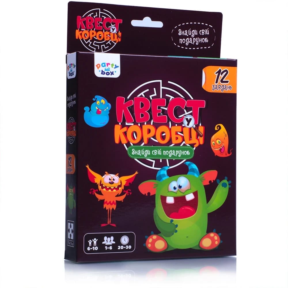 Гра настільна Vladi Toys розважальна. Квест у коробці Монстри VT5902-02