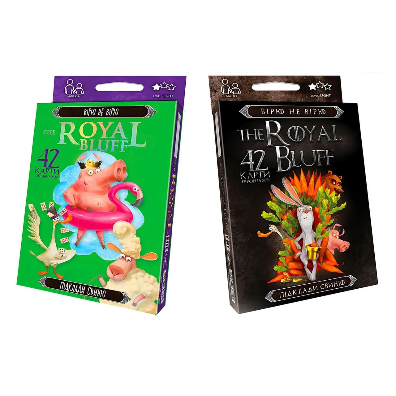 Карткова гра "The royal bluff" Вірю Не Вірю RBL-01-01U, RBL-01-02U / укр / "Danko Toys"