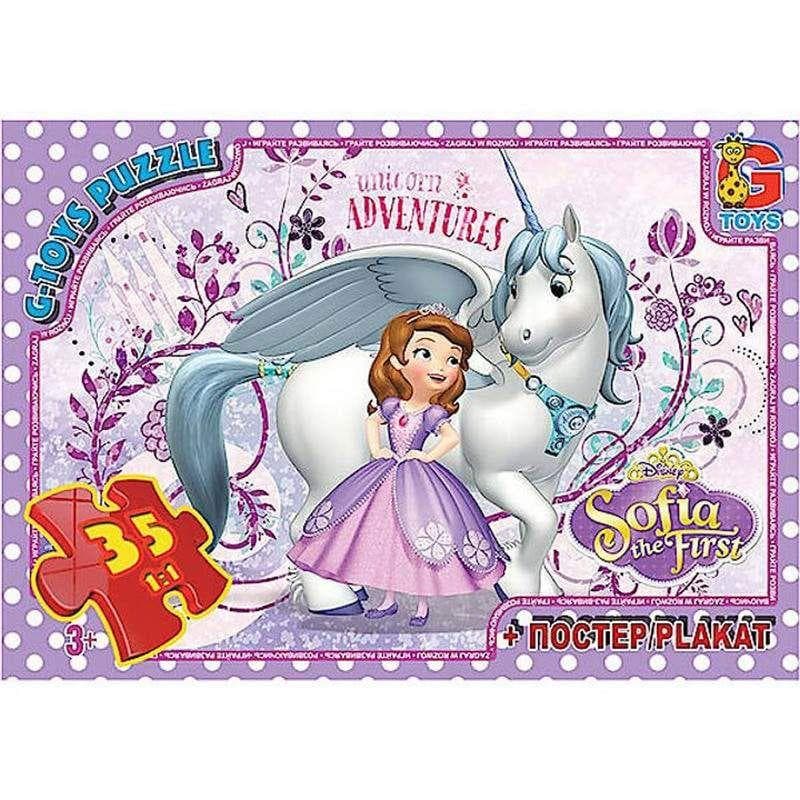 Софія Прекрасна пазл SF018 плакат 35 елементів G-Toys Дитячий