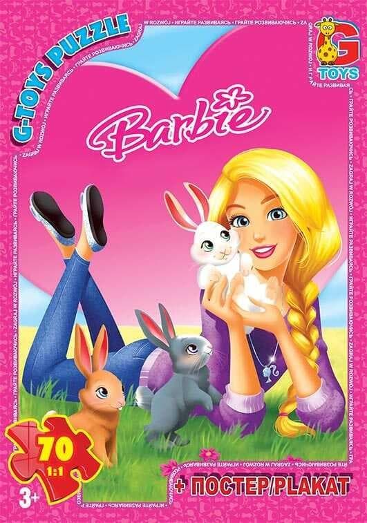 Пазли 70 ел. "G-Toys" "Barble" BA 018 + постер