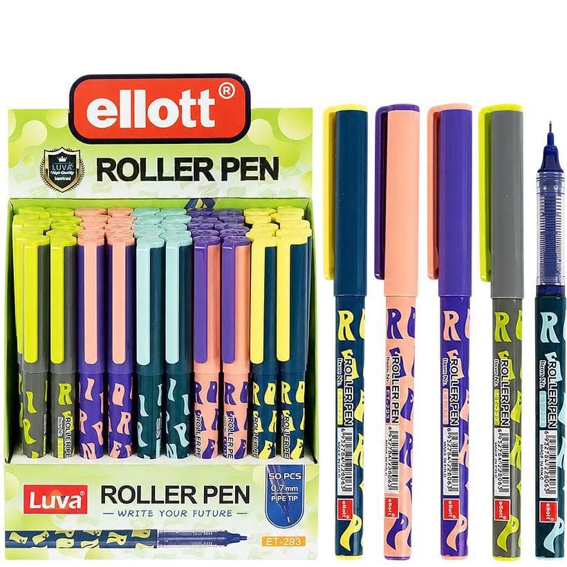 Ручка капілярна Ellott Roller Pen ET-293-50 синя