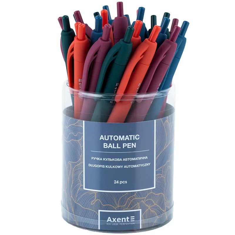 Ручка кулькова автоматична Axent Earth Colors AB1097-02-A, 0.7 мм, синя