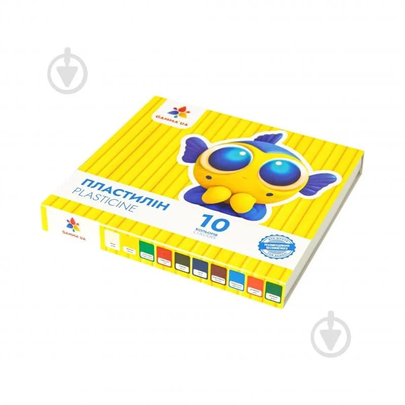 Пластилін "Захоплення" 10 кольорів, 160г "Гамма"